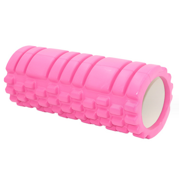 Rodillo De Masaje Mobiclinic Gomaespuma 14 X 33 Cm Versátil Ligero Evita Lesiones Rosa Chicle Fitroller