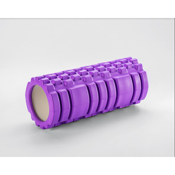 Rodillo De Masaje Mobiclinic Gomaespuma 14 X 33 Cm Versátil Ligero Evita Lesiones Morado Fitroller