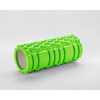 Rodillo De Masaje Mobiclinic Gomaespuma 14 X 33 Cm Versátil Ligero Evita Lesiones Verde Lima Fitroller