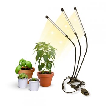 Lámpara De Cultivo Mobiclinic Led 6000k Negro Growflex X3