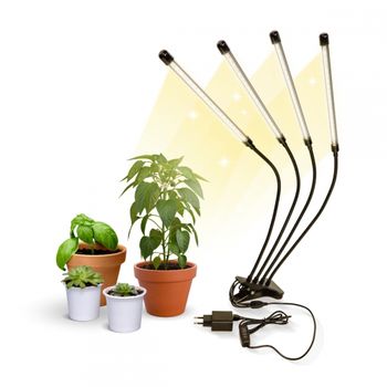 Lámpara De Cultivo Mobiclinic Led 6000k Negro Growflex X4