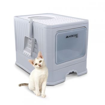 Arenero Gatos Autolimpiable Con App Control Blanco 60l Furbulous