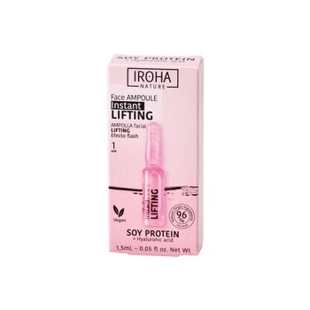 Ampolla Facial Flash Lifting Proteína De Soja Iroha Nature 1,5 Ml