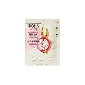 Mascarilla Facial Tisú Iluminadora Con Pitahaya Iroha Nature 20 Ml