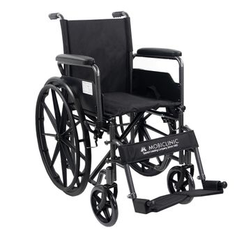 Silla De Ruedas | Plegable | Acero | Ruedas Traseras Extraíbles | Reposapiés Y Reposabrazos | S220 Sevilla | Premium Mobiclinic