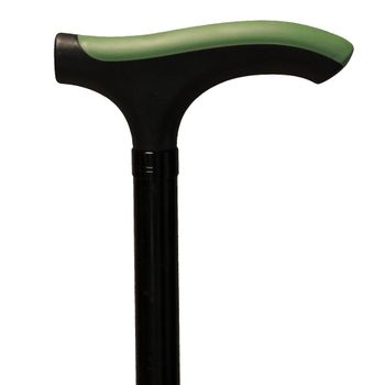 Bastón Muletilla Aluminio Extensible Y Plegable T-handle Advance Verde