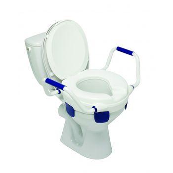 Elevador WC, PVC, Reposabrazos, 10 cm, Cibeles