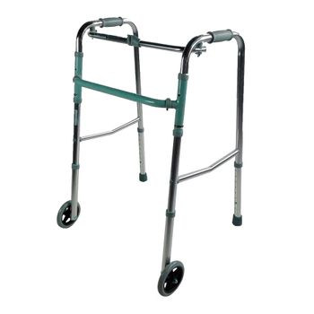 Andador Para Ancianos Mobiclinic Andador Adultos Aluminio Ligero Plegable Con Asiento Y 2 Ruedas Capitel Gris