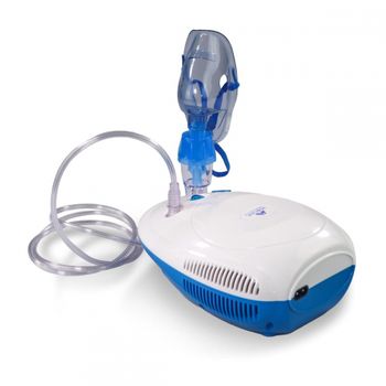 Nebulizador Compresor Mobiclinic Mini Blanco Y Azul Neb-1