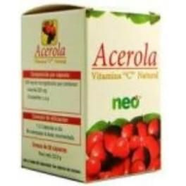 Neo - Acerola 45 Cápsulas En Microgránulos - Con Extracto Seco Natural De Acerola - Antioxidante Natural Y Aporte De Vitamina C