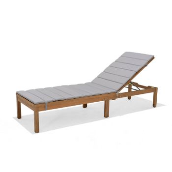 Tumbona De Jardín Chillvert Milán Madera con Ruedas 191,10x59,60x86,90 Cm - Kch455