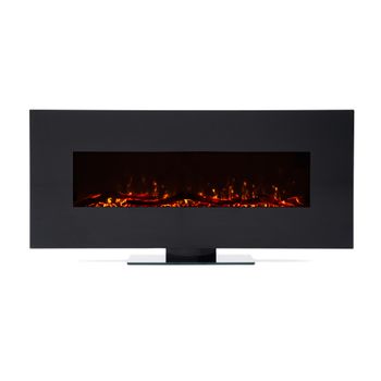 Stufa Elettrica 2000W Kekai Niklas Vulcano 47x31x64 cm con Fuoco