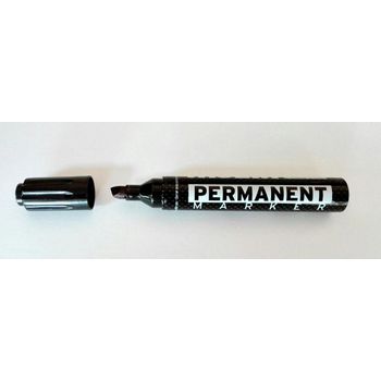 Rotulador Permanent Negro Biselado(500)
