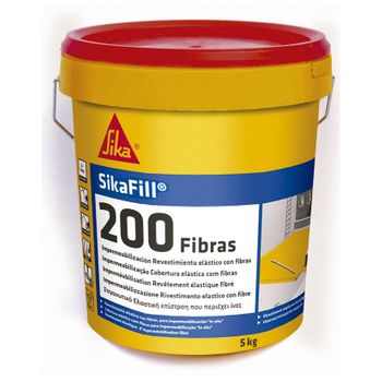 Sikafill-200 Fibras Gris 5 Kg.