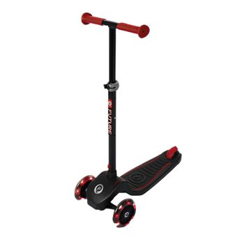Patinete Con Luces Led Future Scooter - 3 Ruedas - Color Rojo - Qplay
