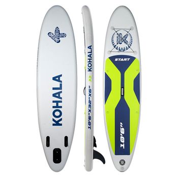 Tabla De Paddle Surf Start Color Blanco - Tipo Beginner - Capacidad Máxima 140 Kg - Aletas 3 (2+ 1)