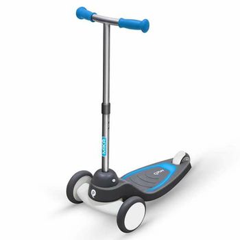 Homcom Scooter Patinete con Freno y Manillar Ajustable Azul