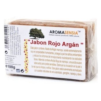 Aromasensia Jabón De Argán Con Arcilla Rojo 100 Gr