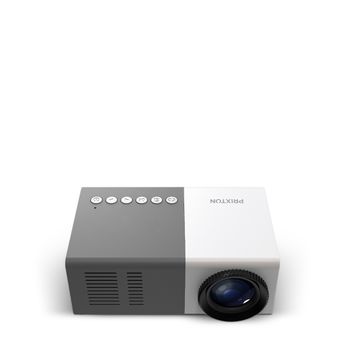 Proyector Cinema Mini Prixton 900 Lúmenes - Qvga - Led - Gris