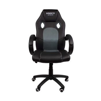 Silla De Escritorio De Pvc Prixton Gaming Draco - Negro