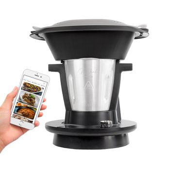 Robot De Cocina Wifi Prixton My Foodie Multifunción Capacidad 3.2 L 10 Funciones Recetario Online