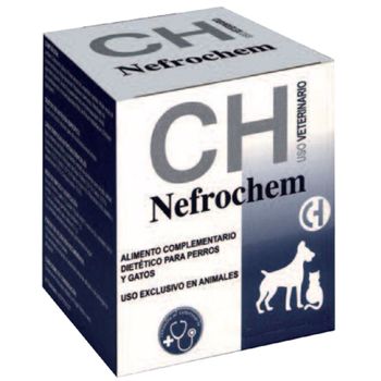 Chemical Iberica Alimento Complementario Dietético Nefrochem Para Perros Y Gatos, 75 Gr