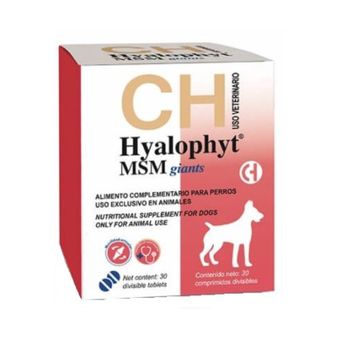 Chemical Iberica Hyalophyt Msm Giants Condroprotector Para Perros De Razas Gigantes, 30 Comprimidos