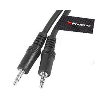 Phoenix Cable De Audio Jack Estereo 3.5mm M-m 3mtrs