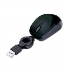 Mini Ratón / Mouse con Cable USB Retráctil Multi4you - Ratón - Los