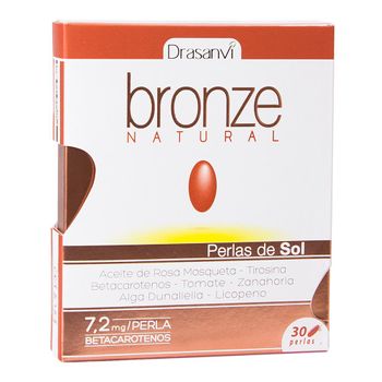 Bronze Natural Betacarotenos Drasanvi, 30 Perlas