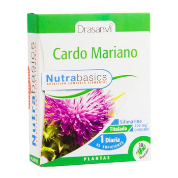 Cardo Mariano Nutrabasicos Drasanvi 30 Cápsulas