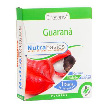 Guaraná Nutrabasicos Drasanvi, 30 Cápsulas