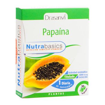 Papaína Nutrobasicos Drasanvi 30 Cápsulas