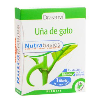 Uña De Gato Nutrabasicos Drasanvi  24 Cápsulas