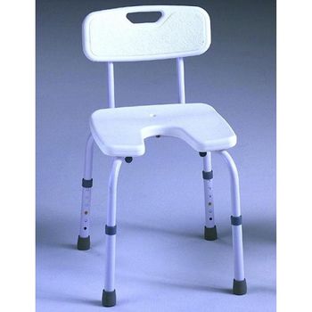 Silla De Baño Con Asiento En U | Regulable | Blanca | Samba