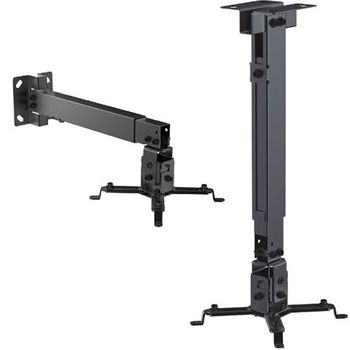 Soporte De Techo/pared Para Proyector - Extensible E Inclinable - Peso Max. 20kg Cromad