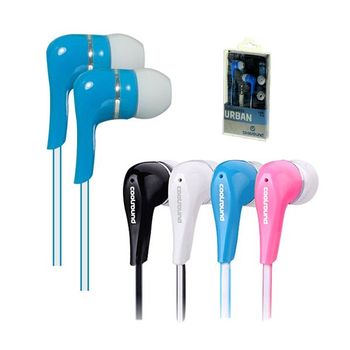 Coolsound Auriculares Urban (audífonos In-ear, Sonido Estéreo, Conector Jack 3.5 Mm, 1.2 Metros Cable, Compatible Con Pcs / Tablets / Smartphones) - Azul