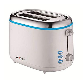 Muvip Design Tostadora De Pan 850w - Capacidad Para 2 Rebanadas - 7 Niveles De Tostado -