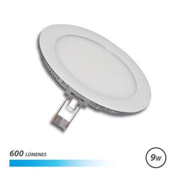 Downlight Empotrable Para Techo Led 9w 600lm - Forma Circular Ultraplano 150mm - 6500k Luz Fria Elbat