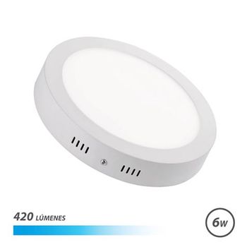 Downlight De Pared Led 6w 420lm - Forma Circular 120mm - 6500k Luz Fria Elbat