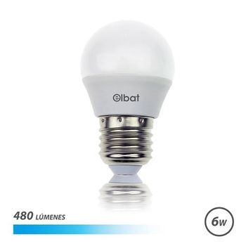 Bombilla Led G45 6w E27 480lm - 6500k Luz Fria Elbat