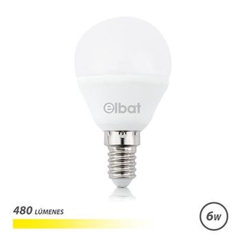 Bombilla Led G45 6w E14 480lm - 3000k Luz Calida Elbat