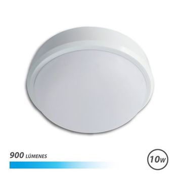 Aplique Led Redondo Exterior 10w Luz Fria Elbat