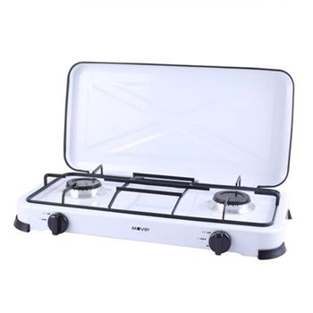 Cocina portatil Infiniton GGP-W2 2 zonas 50cm apoyo antideslizante - r