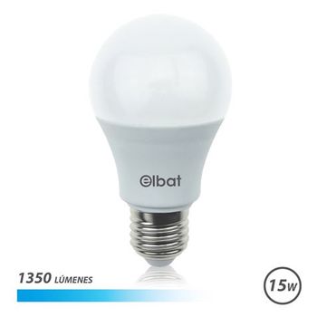 Bombilla Led A60 15w E27 1350lm - 6500k Luz Fria Elbat