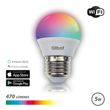 Bombilla Inteligente Wi-fi E14 Led Rgb 5w (pack De 2) 495740