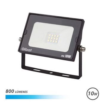 Foco Led Serie Super Slim 10w 800lm - 6500k Luz Fria - Apto Para Exterior Elbat