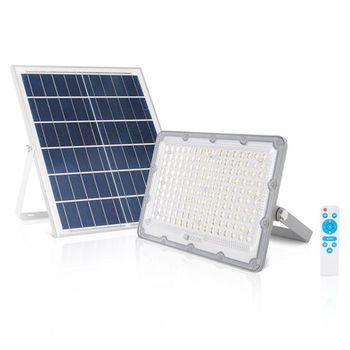 Foco Solar Led 100w - 2700lm - Luz Fria 6500k - Autonomia Hasta 2 Dias - Control Remoto - Ip67 Elbat