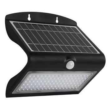 Aplique Led Solar Doble Iluminacion 8w - 850lm - Luz Fria 6000k - Luz Calidad 3000k - Sensor De Movimiento Elbat