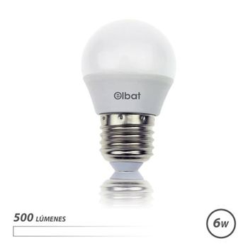 Bombilla Led G45 - 6w - 500lm - E27 - Luz Blanca Elbat